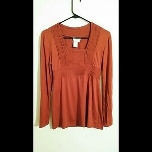 Rust M.S.S.P. knit top